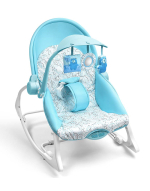 Silla Mecedora Azul Multikids