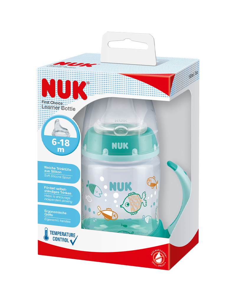 Biberón Nuk First Choice 150ml Aprendizaje niño Biberón Aprendizaje FC 150ml Nuk - Imagen 1