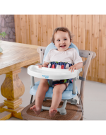 Silla Para Comer Con Elevación Azul Multikids - Imagen 3
