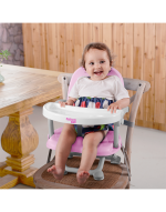 Silla Para Comer Con Elevación Rosa Multikids - Imagen 3