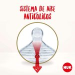 Tetina Nature Sense Silicona Flujo Lento Nuk - Imagen 3