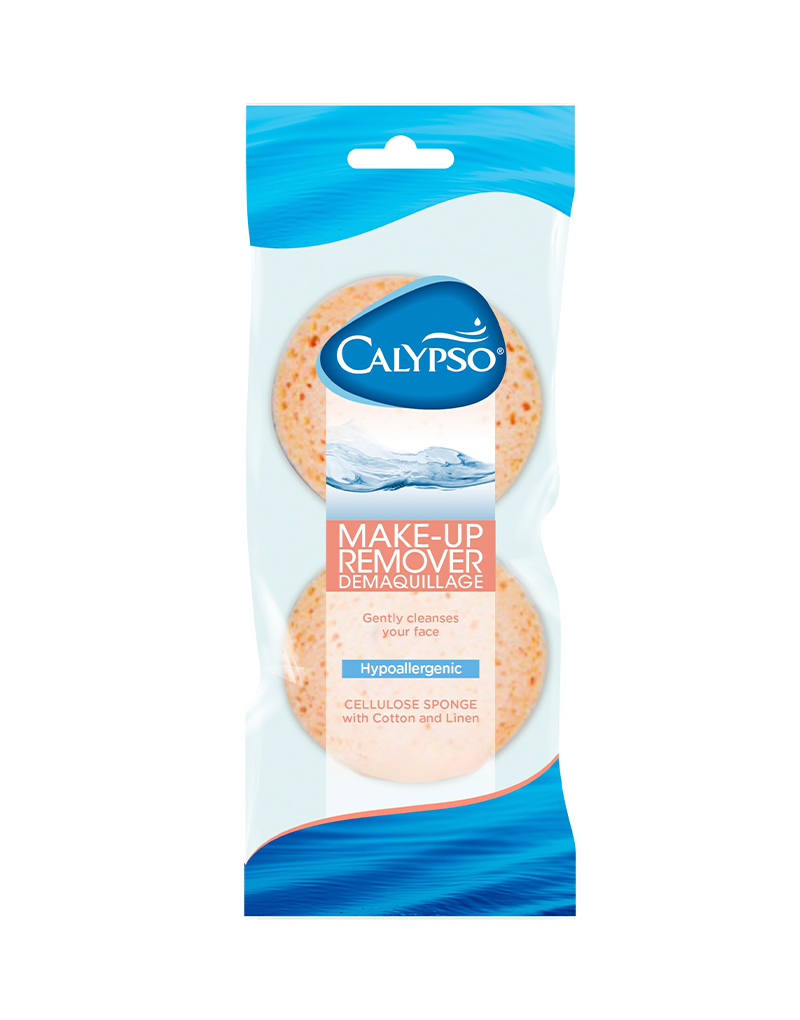 8001700200709 ESPONJA CALYPSO MAKE UP REMOVER DEMAQUILLAGE X2 Esponja Calypso Remove Make Up X2 - Imagen 1