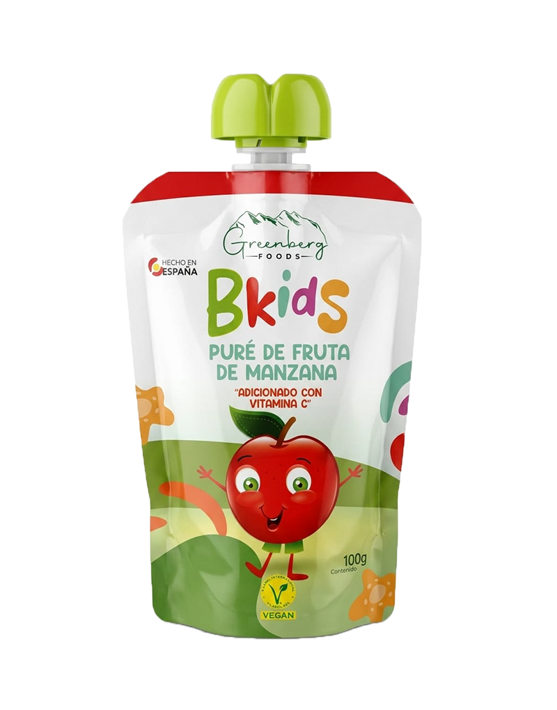 POUCHE PURE DE MANZANA BKIDS Puré de Mix Fruit Bkids - Imagen 1
